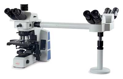 Multi-Viewing Head Microscopes