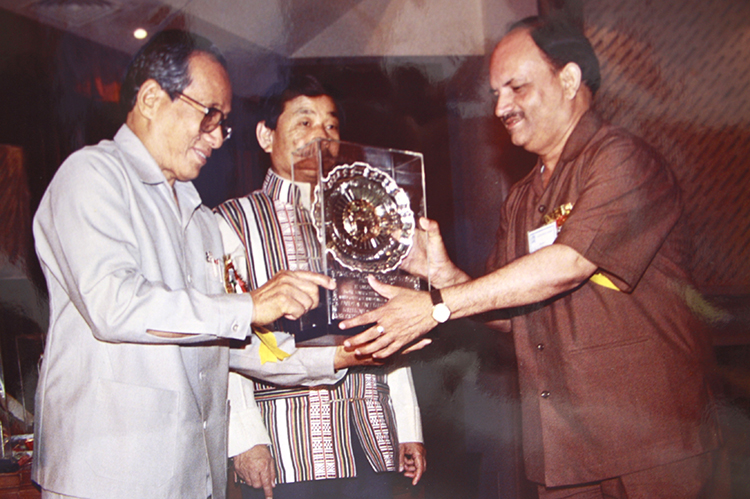 Award presented to Mr. Ranjeet Singh in 1993
