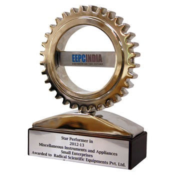 45th EEPC Northern Regional Award certificate, 2016