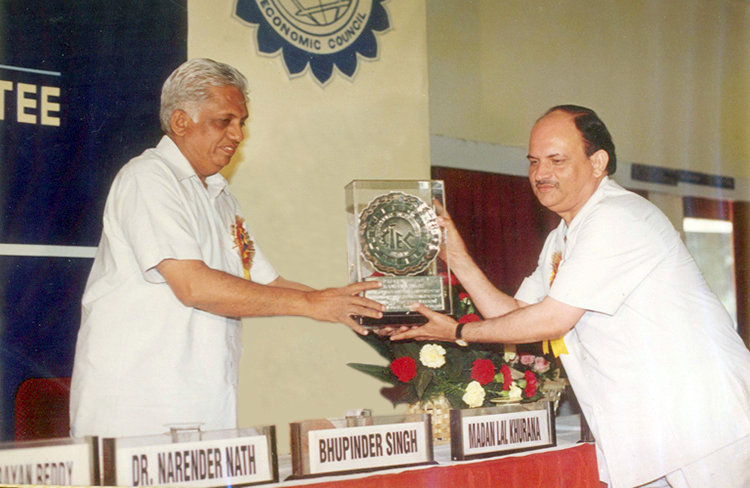 Industrial Excellence Award, 18th March 1999, New Delhi