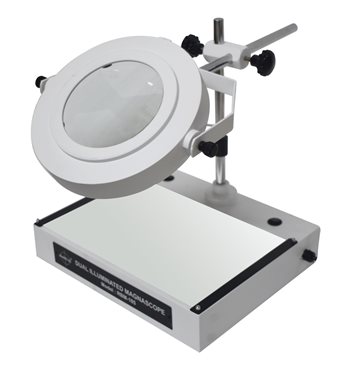 Bench Magnifier (Magnascope) RBM-105 - Left Side View