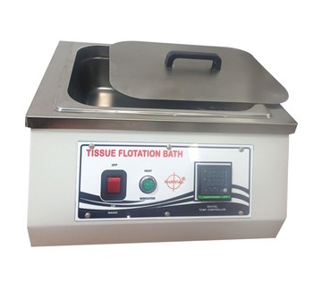Digital Tissue Floatation Water Bath - Slide Top View